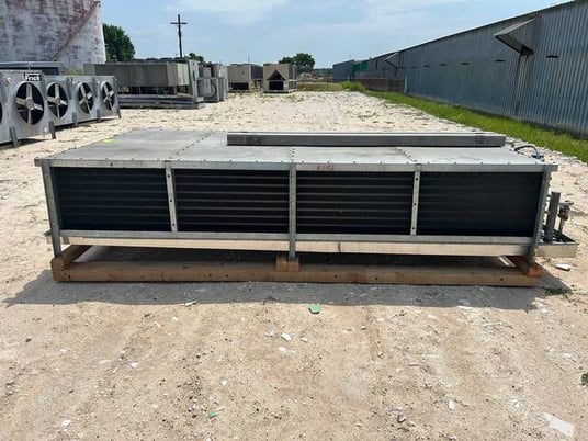 4 Fans, York #DC30-484, Ammonia Evaporator Coil, Low Temperature, Wet Coil, 7.99 cu.ft., Left Handed, 2 HP - Image 8