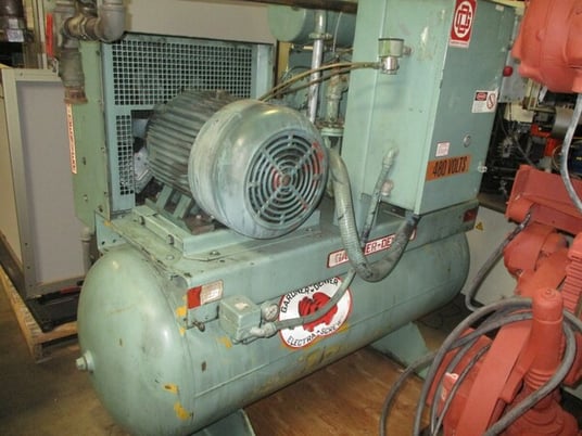 Gardner Denver #EBERFB, rotary screw compressor, 25 HP - Image 7
