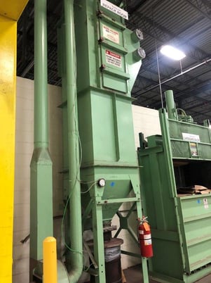 Mikro-Pulsaire dust collector, 3' x 3' x 4' chamber dimensions, 20 HP, 1770 RPM - Image 3