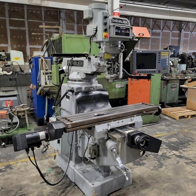 Chevalier, 2-Axis CNC milling macihne w/Acu-Rite G2 Control, 10" x50" table, 3 HP, R-8, 2008 - Image 2