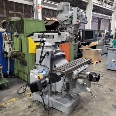 Chevalier, 2-Axis CNC milling macihne w/Acu-Rite G2 Control, 10" x50" table, 3 HP, R-8, 2008 - Image 3