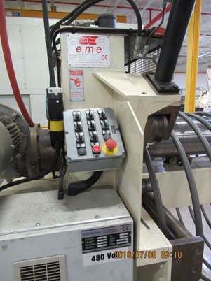 1.22" x 11.81" Sacma #SP-660AL, 5-die long stroke cold former, 80 PPM, 150 KW, linear feed - Image 4