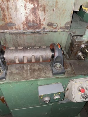 1/8" x 60" Shuster #1V18, wire straightener & cut-off machine, 20-150 FPM, 2-exit rolls, 1984 - Image 3