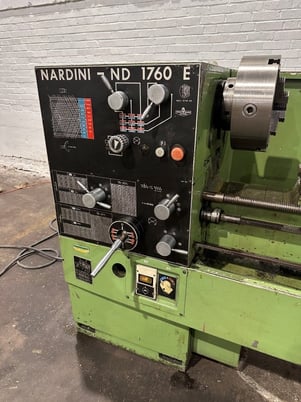 17" x 60" Nardini, engine lathe, 12" 3-jaw chuck, 2-1/2" spindle bore, inch/metric - Image 2