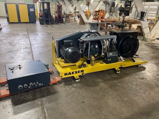 145 psi, Kaeser #N-2001-G, Reciprocating Compressor, Booster EP High Pressure System, 3 HP, 460 V., 3800 RPM - Image 4