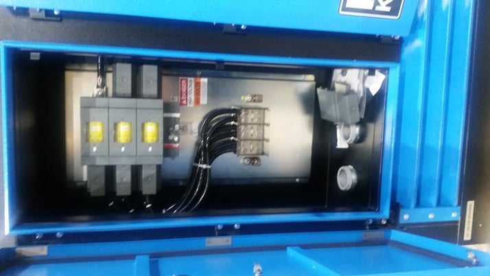 1550 cfm, 125 psi, Kobelco #KNW2-DH, 350 HP, air cooled, 460 V., 2015, A-2574-2575 - Image 2