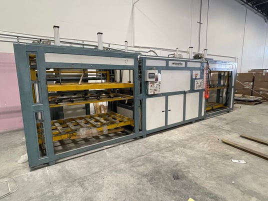 ZMD International #HD346SHS, Double Station Thermoformer, 4' x6' area, 24" platen stroke, air dr, ZMD - Image 1