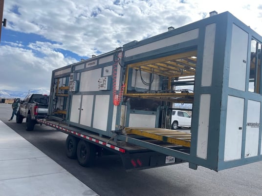 ZMD International #HD346SHS, Double Station Thermoformer, 4' x6' area, 24" platen stroke, air dr, ZMD - Image 2