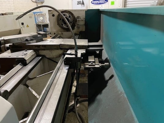 16" x 60" Clausing #CV-1660, 4-1/16"spindle hole, 26-1700 RPM, 3-jaw 12" chuck, taper attach., 2006 - Image 9