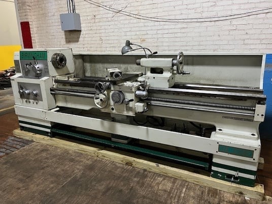 22" x 80" Birmingham #DL-2280, 3-1/16" hole, 16-1600 RPM, 3-jaw 12" chuck, taper attachment, 2002 - Image 1