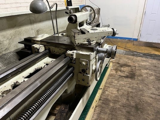 22" x 80" Birmingham #DL-2280, 3-1/16" hole, 16-1600 RPM, 3-jaw 12" chuck, taper attachment, 2002 - Image 4