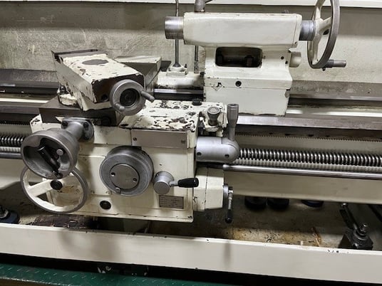 22" x 80" Birmingham #DL-2280, 3-1/16" hole, 16-1600 RPM, 3-jaw 12" chuck, taper attachment, 2002 - Image 7
