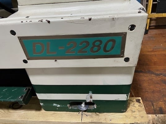 22" x 80" Birmingham #DL-2280, 3-1/16" hole, 16-1600 RPM, 3-jaw 12" chuck, taper attachment, 2002 - Image 10