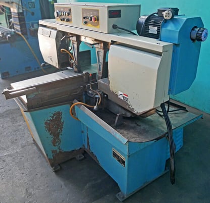 13" x 18.1" Baileigh #BS-20SA, Dual Miter Semi-Auto Horiz Band Saw, 1.33" X 0.43" X 162.6" blade, 82-285 FPM - Image 8