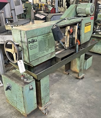 12" x 9" DoAll #C-4, Horizontal Band Saw, 65-185 FPM variable speed, 3/4" x 130-132" blade, 0.75 HP, 220 V. - Image 6