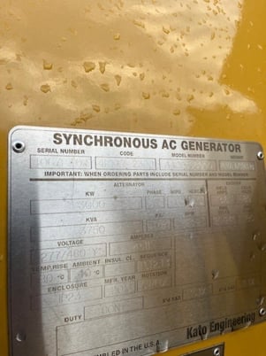 3000 KW, Kato Engineering, 480 Volts, 3 phase, continuous generator end - Image 5