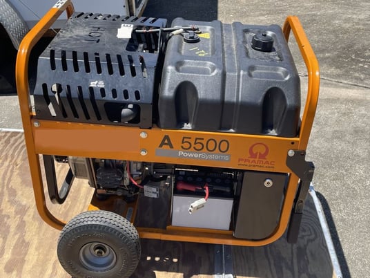 6 KW Pramac #A5500, Portable Generator, Yanmar Diesel, with Push Button Start, 120/240 Volts, 1 phase - Image 1