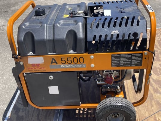 6 KW Pramac #A5500, Portable Generator, Yanmar Diesel, with Push Button Start, 120/240 Volts, 1 phase - Image 2