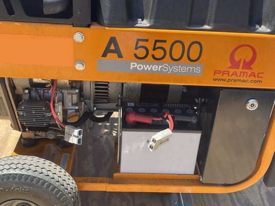 6 KW Pramac #A5500, Portable Generator, Yanmar Diesel, with Push Button Start, 120/240 Volts, 1 phase - Image 4