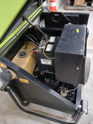 6 KW Pramac #P6000, portable diesel generator with wheel kit, 120/240 Volts, single phase, electric start - Image 5