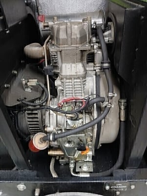 6 KW Pramac #P6000, portable diesel generator with wheel kit, 120/240 Volts, single phase, electric start - Image 7