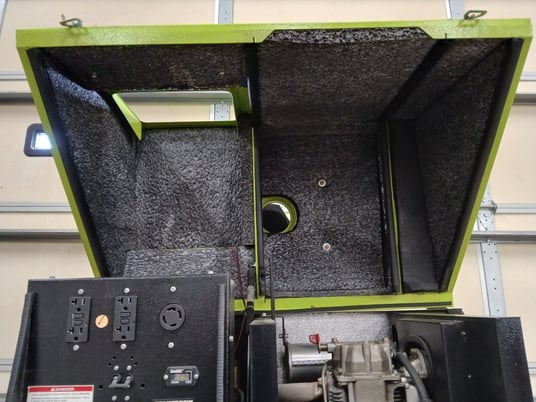 6 KW Pramac #P6000, portable diesel generator with wheel kit, 120/240 Volts, single phase, electric start - Image 8