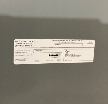 400 Amp. Square D NF, Panelboard, 480/277 Volts 3PH 4W Main LAP36400MB MCB Indoor Encl P670, New - Image 6