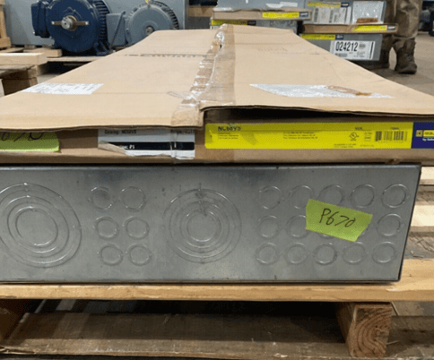 400 Amp. Square D NF, Panelboard, 480/277 Volts 3PH 4W Main LAP36400MB MCB Indoor Encl P670, New - Image 8