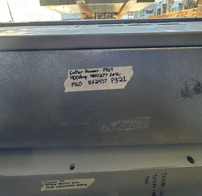 400 Amp. Westinghouse PRL4, Panelboard, 480/277 Volts 3PH 4W Indoor Encl BX2457 MLO 400 Amp P023 - Image 7