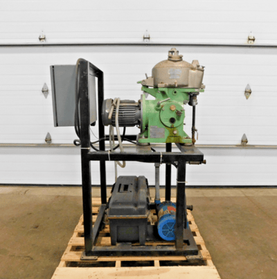 Westfalia #OTB2-00-066, separator disc centrifuge, NI-200, 9380 RPM - Image 1