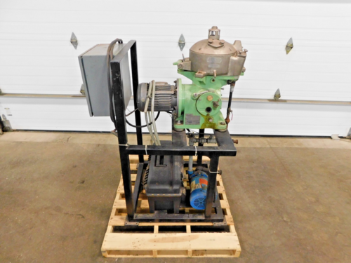 Westfalia #OTB2-00-066, separator disc centrifuge, NI-200, 9380 RPM - Image 2