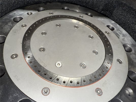 Gala Industries #7, die plate, square tiled, 50 holes .125" diameter moles, single row - Image 8