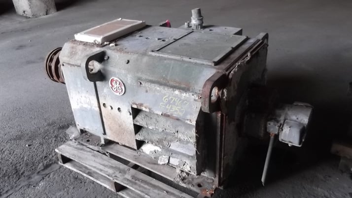 250 HP 900 RPM General Electric, Frame 4352, DPFVBB, 500 VA, 300/150 VF - Image 1