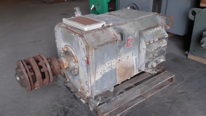 250 HP 900 RPM General Electric, Frame 4352, DPFVBB, 500 VA, 300/150 VF - Image 2
