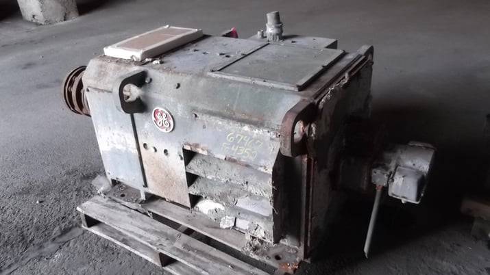 250 HP 900 RPM General Electric, Frame 4352, DPFVBB, 500 VA, 300/150 VF - Image 5