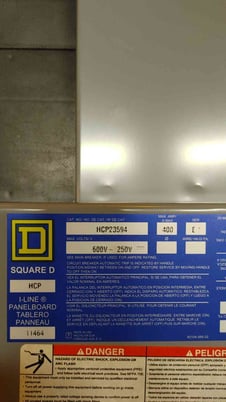 400 Amp. Square D #I-Line, Panelboard, 3 breaker, 1x MG300, 2x QD225 - Image 6