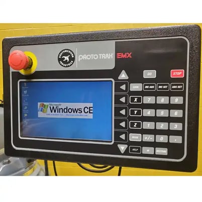 Kondia Powermill #FV-1, vertical mill, SWI ProtoTrak EMX Control, 9" x48" table, 3 HP - Image 6