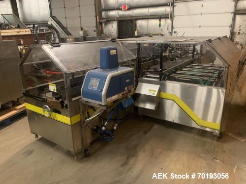 Econocorp #Pegasus, Auto Horiz Continuous Motion Cartoner, 120 cpm, 1-3" x 2-8" x 4-12" sizes, Mesa hot melt - Image 1