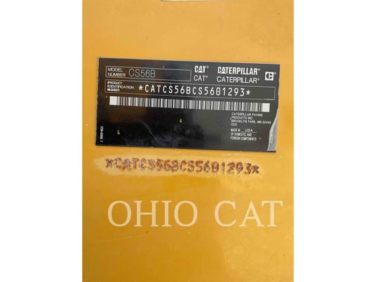 Caterpillar CS56B, Combination Roller, 3846 hours, S/N: S5600624, 2018 - Image 6