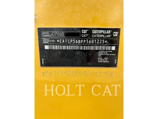 Caterpillar CP56B CAB, Vibratory Single Drum Pad, 910 hours, S/N: P5601225, 2023 - Image 6