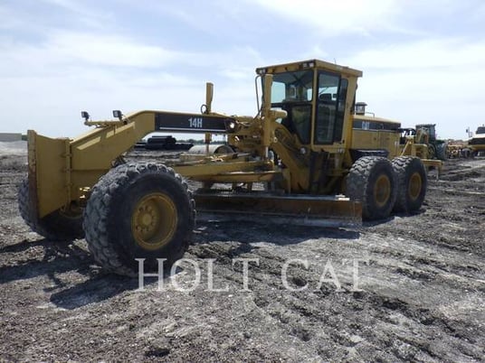 Caterpillar 14H, Motor Grader, 16299 hours, S/N: ASE01445, 2005 - Image 1