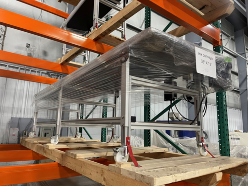 34.84" wide x 12' long, MK Conveyor W36L12, 60 FPM, 1/3 HP, 2025 - Image 1