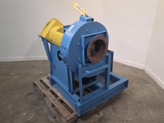 Northern Blower #GBO-414, Stainless body & wheel, 7" x 9" outlet w/10" x 12" flange, 9" inlet w/12" flange - Image 3