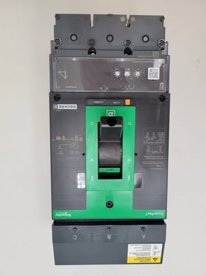 400 Amps, Square D I-Line, LJA36400U31X, PowerPact Circuit Breaker, 3P, 600 Volts - Image 2