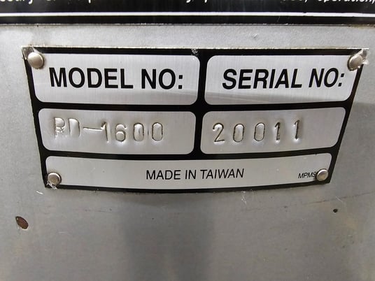 Sharp #RD-1600, box table, coolant system, built-in automatic tool ejector, automatic spindle reverse for - Image 5