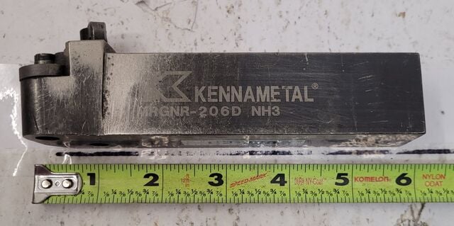 Toolholder, Kennametal #MRGNR-206D - Image 1