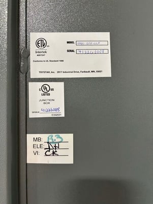 1200 Amp. Trystar #SBDS-123P-LLF, 480 Volts single purpose docking station w/camlocks - Image 5