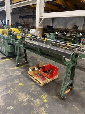 3/8" Lewis #8CV, wire straightener & cut-off machine, 3-1/2"-10' cut0off length, 100-200 FPM - Image 6