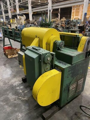 3/8" Lewis #8CV, wire straightener & cut-off machine, 3-1/2"-10' cut0off length, 100-200 FPM - Image 9