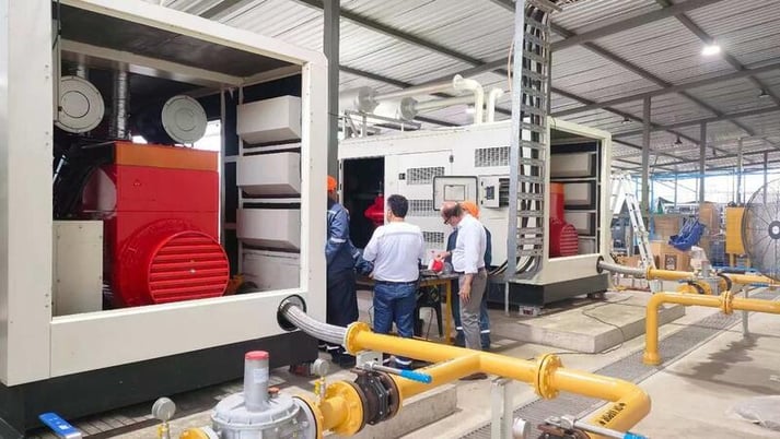 1000 KW Stamford #S6L1D-F41, Natural gas generator set, 480 Volts, 3-phase, 1438 Amps., 2025 - Image 3